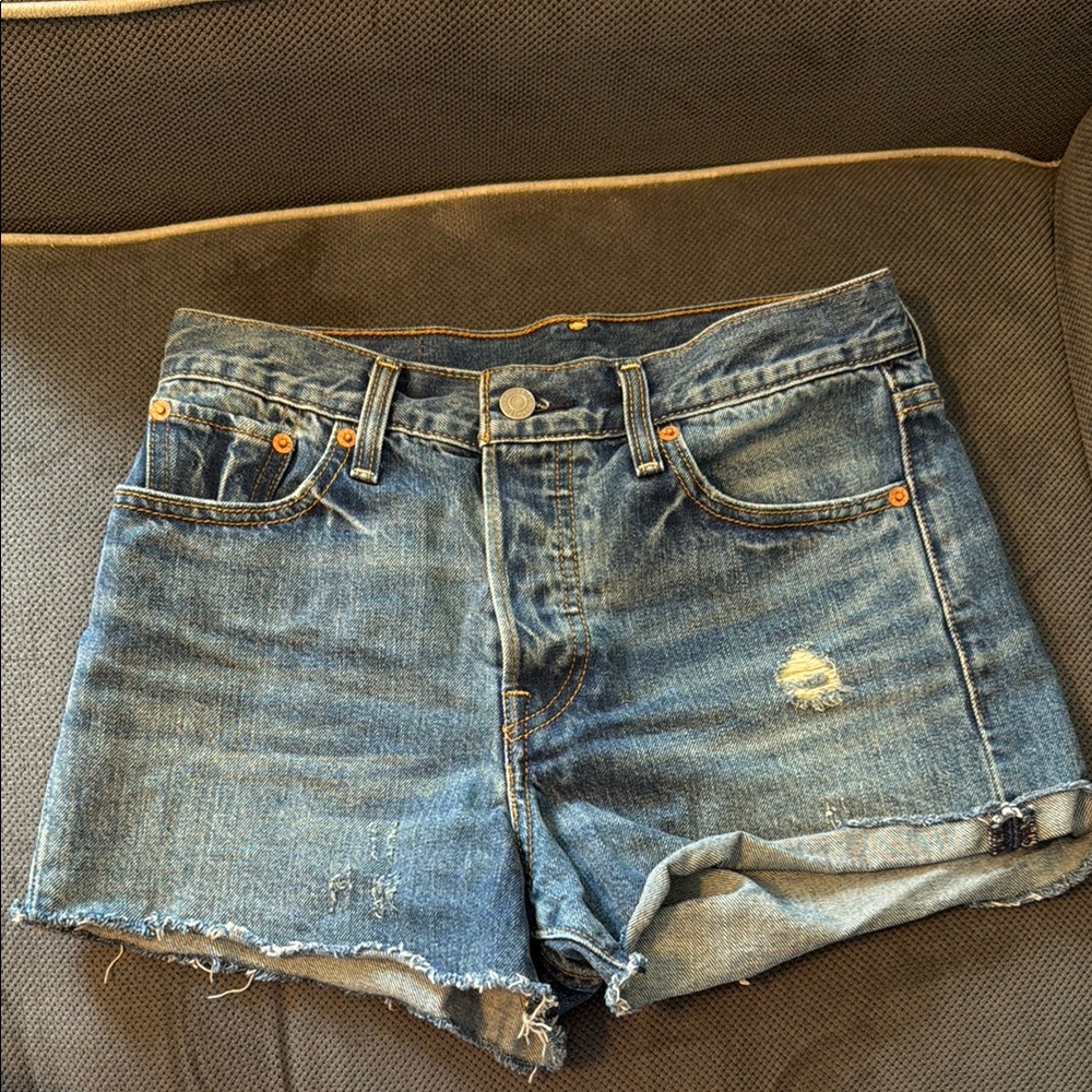Levi's‎ Blue Jean Shorts Vintage Distressed